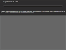Tablet Screenshot of kuponkodun.com